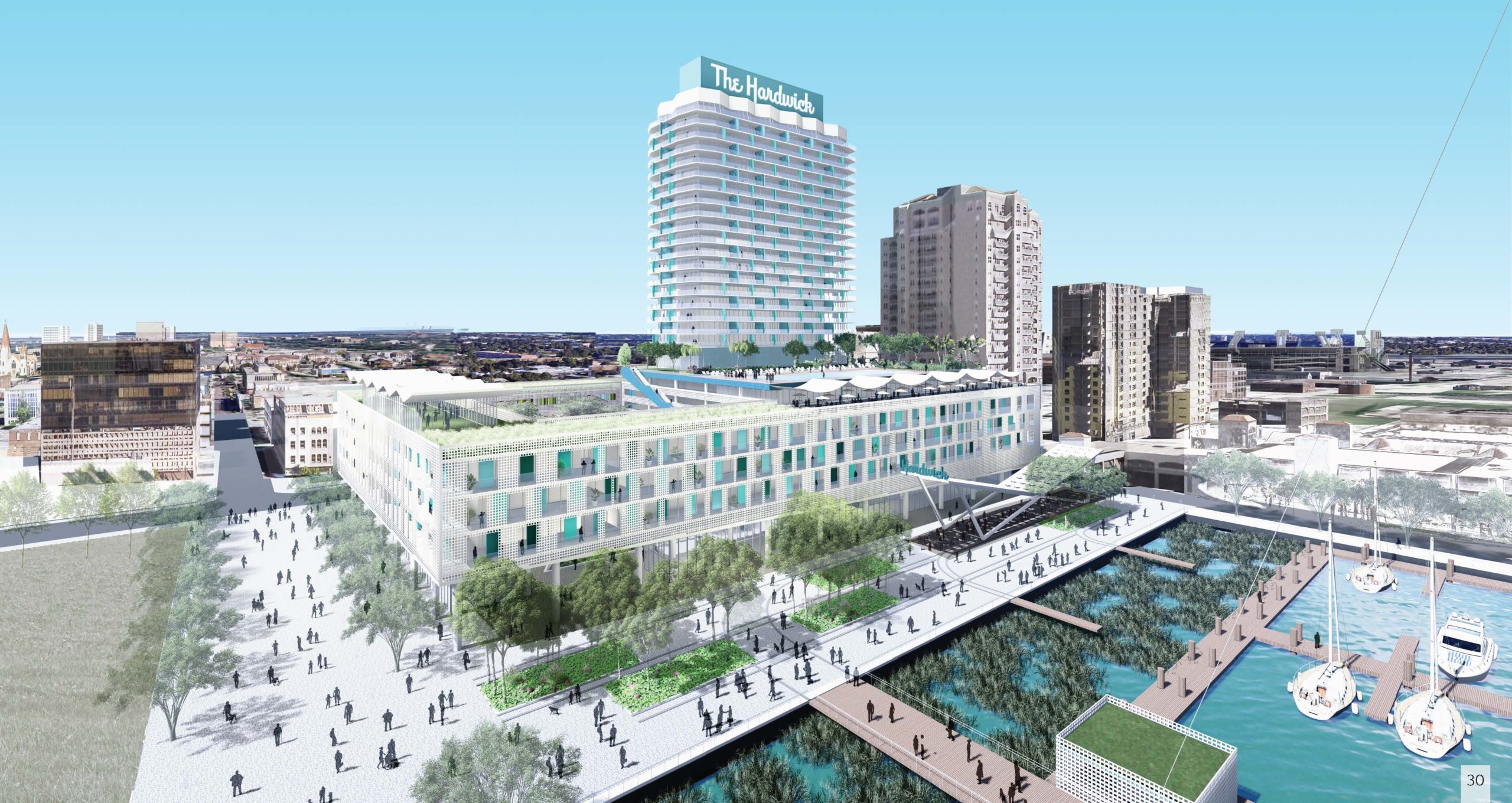 Rendering of the Hardwick at Ford on Bay